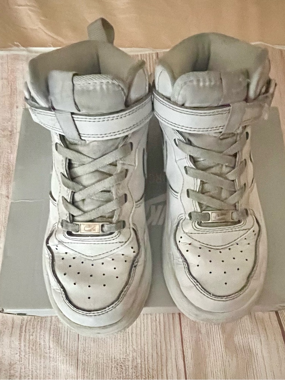 Nike Force 1 Mid EasyOn PS Triple White FJ1917-111 size 13C